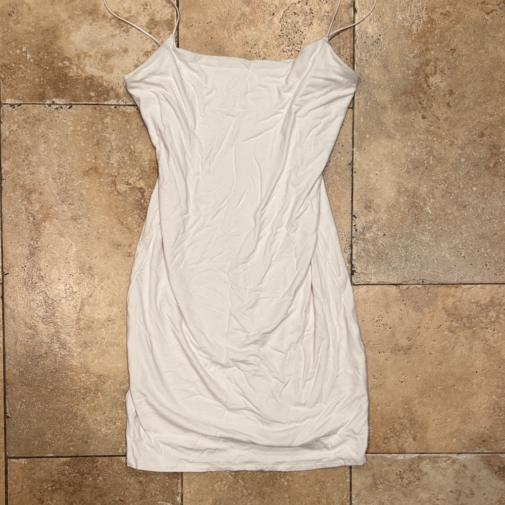 Wilfred White Spaghetti Strap Dress - Size Medium